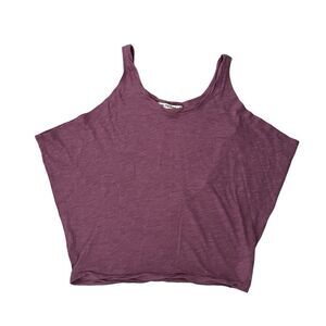 We The Free People Tank Top Womens Size X Purple Sleeveless Boho Oversized